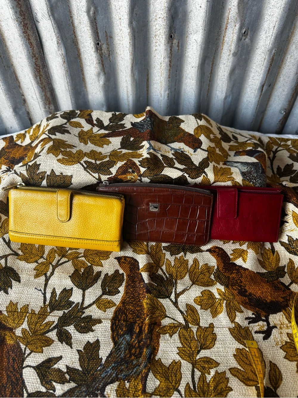 Fossil Yellow Dooney Brown and Wilson’s Leather Red Lot
